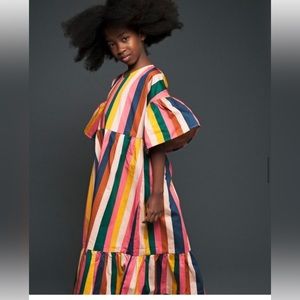 Colorful striped dress